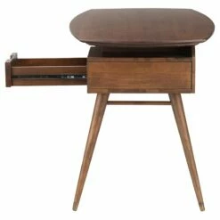 Nuevo Carel Writing Desk In Walnut Brown -CYMAX Sales 1638464 7 L