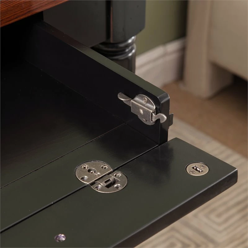 Leick Home Office Farmhouse Writing Desk With Center Drawer In White 8 Leick Home Office Farmhouse Writing Desk With Center Drawer In White - Image 6