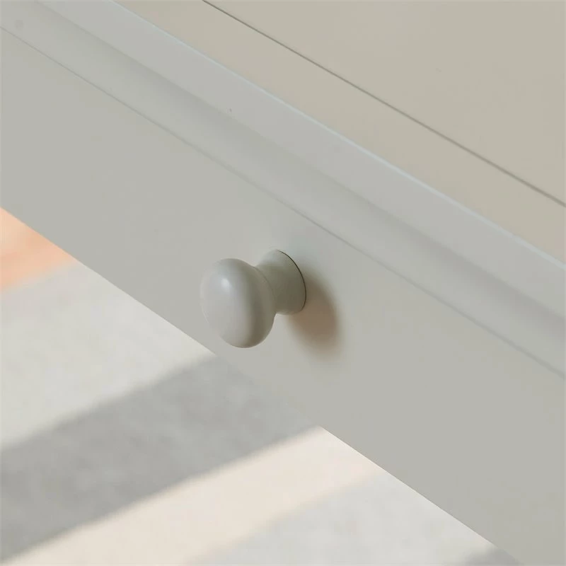 Leick Home Office Farmhouse Writing Desk With Center Drawer In White 16 Leick Home Office Farmhouse Writing Desk With Center Drawer In White - Image 14