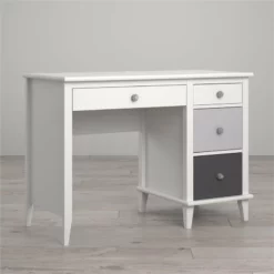Little Seeds Monarch Hill Poppy Desk In White And Gray -CYMAX Sales 1671263 1 L