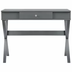 Ameriwood Home Paxton Campaign Desk In Black -CYMAX Sales 1691269 1 L