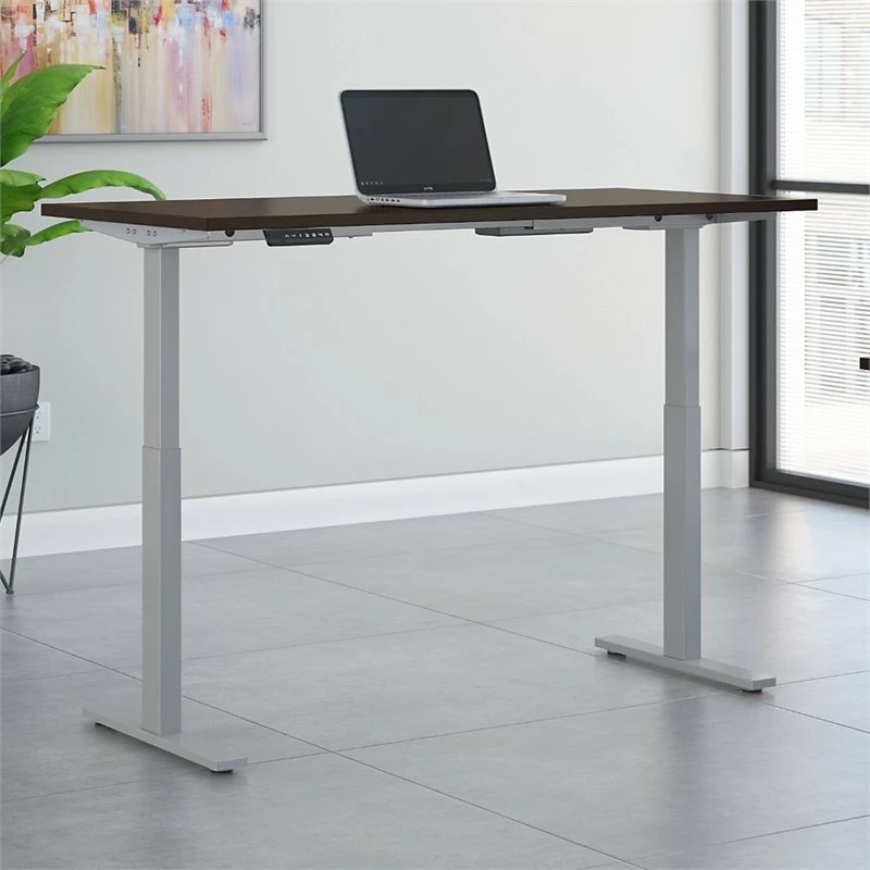 Move 60 Series 60W X 30D Adjustable Desk In Storm Gray - Engineered Wood 16 Move 60 Series 60W X 30D Adjustable Desk In Storm Gray - Engineered Wood - Image 14