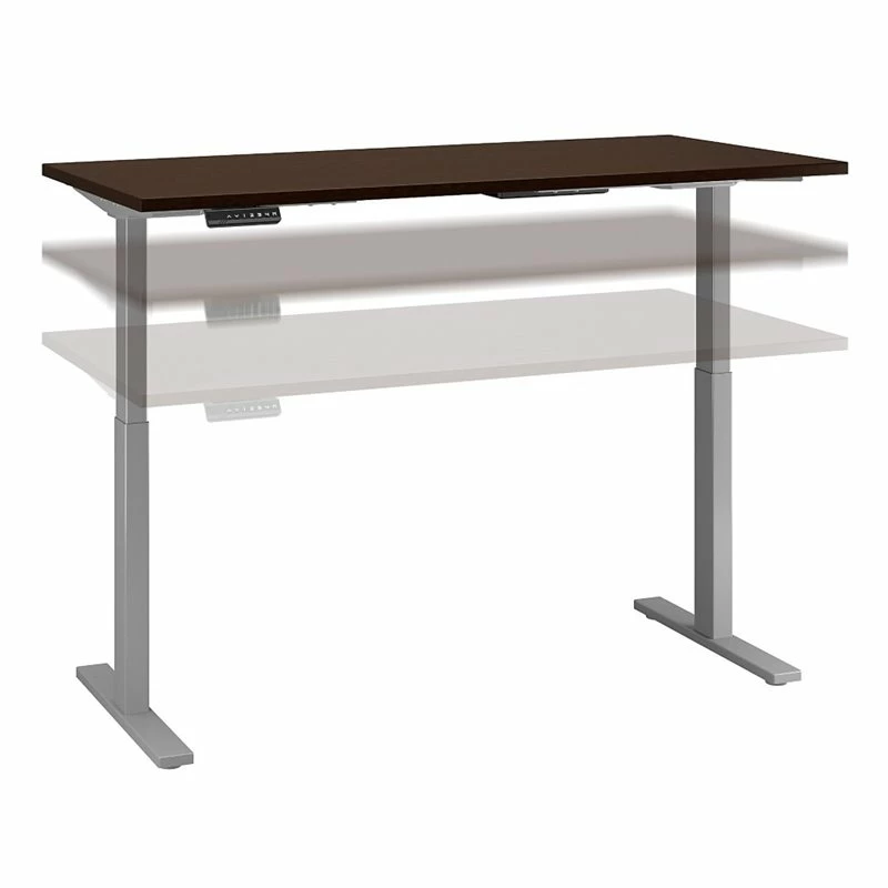 Move 60 Series 60W X 30D Adjustable Desk In Storm Gray - Engineered Wood 17 Move 60 Series 60W X 30D Adjustable Desk In Storm Gray - Engineered Wood - Image 15