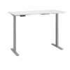 Move 60 Series 60W X 30D Adjustable Desk In Storm Gray - Engineered Wood -CYMAX Sales 1696983 L