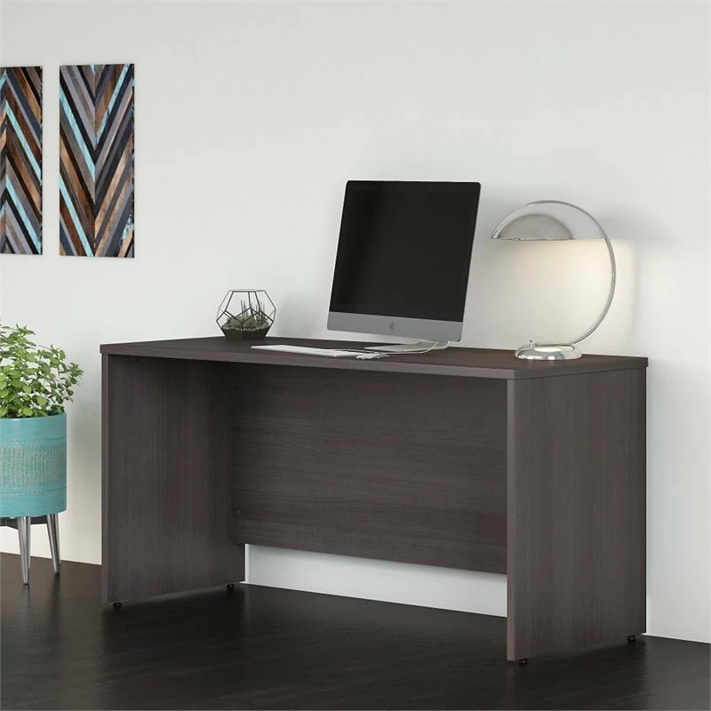 Studio C 60W X 24D Credenza Desk In Platinum Gray - Engineered Wood 15 Studio C 60W X 24D Credenza Desk In Platinum Gray - Engineered Wood - Image 13