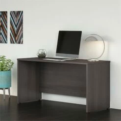 Studio C 60W X 24D Credenza Desk In Modern Hickory - Engineered Wood 34 Studio C 60W X 24D Credenza Desk In Modern Hickory - Engineered Wood -CYMAX Sales 1697024 2 L