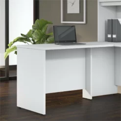Studio C 42" Desk Return In Storm Gray - Engineered Wood -CYMAX Sales 1697037 2 L