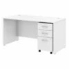 Studio C 60W X 30D Office Desk With Drawers In Black Walnut - Engineered Wood -CYMAX Sales 1697065 L