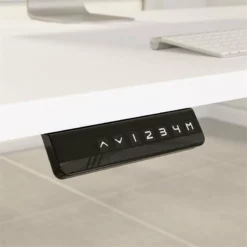 Studio C 60W Adjustable Standing Desk Set In Modern Hickory - Engineered Wood 24 Studio C 60W Adjustable Standing Desk Set In Modern Hickory - Engineered Wood -CYMAX Sales 1697071 3 L 1