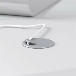 Studio C 60W Height Adjustable Standing Desk Set In White - Engineered Wood -CYMAX Sales 1697071 6 L 2