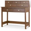 Baxton Studio McKinley Writing Desk In Oak - Engineered Wood