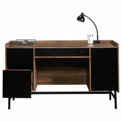 Sauder Harvey Park Engineered Wood Writing Desk In Grand Walnut -CYMAX Sales 1711953 15 L