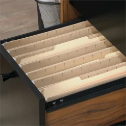 Sauder Harvey Park Engineered Wood Writing Desk In Grand Walnut -CYMAX Sales 1711953 19 L