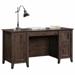 Sauder Carson Forge Engineered Wood Computer Desk In Washington Cherry -CYMAX Sales 1712007 11 L 1