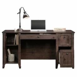 Sauder Carson Forge Engineered Wood Computer Desk In Washington Cherry -CYMAX Sales 1712007 13 L 1
