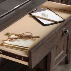 Sauder Carson Forge Engineered Wood Computer Desk In Washington Cherry -CYMAX Sales 1712007 19 L 1