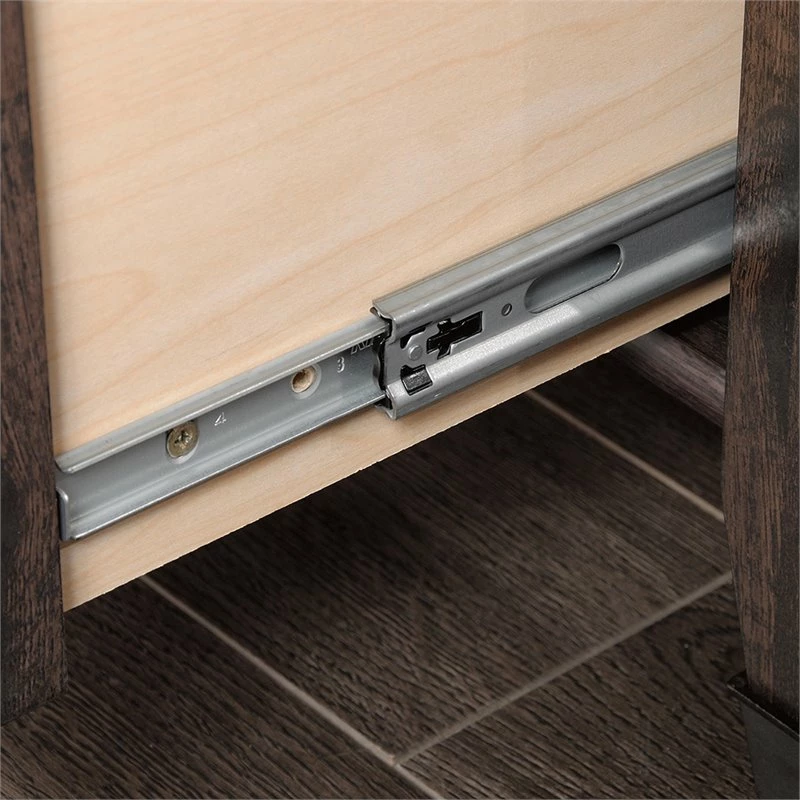 Sauder Carson Forge Engineered Wood Computer Desk In Coffee Oak 14 Sauder Carson Forge Engineered Wood Computer Desk In Coffee Oak - Image 12