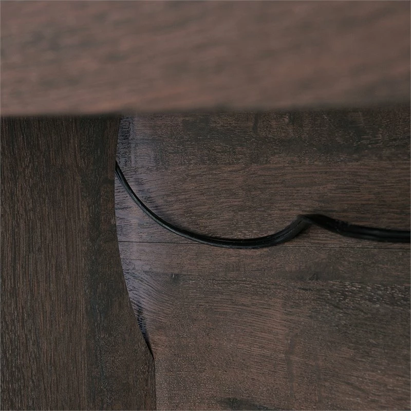 Sauder Carson Forge Engineered Wood Computer Desk In Coffee Oak 20 Sauder Carson Forge Engineered Wood Computer Desk In Coffee Oak - Image 18