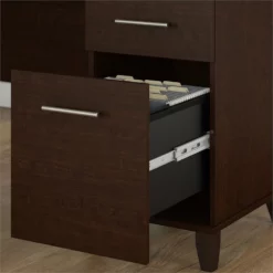 Somerset 60W Office Desk With Drawers In White - Engineered Wood -CYMAX Sales 1714158 19 L 1