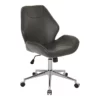 Chatsworth Office Chair In Black Faux Leather With Chrome Base 2 Chatsworth Office Chair In Black Faux Leather With Chrome Base -CYMAX Sales 1717007 L