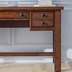 Homestyles Tahoe Wood Writing Desk In Brown -CYMAX Sales 1738328 22 L