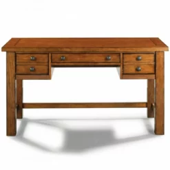 Homestyles Tahoe Wood Writing Desk In Brown -CYMAX Sales 1738328 3 L