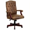 Pemberly Row Executive Office Swivel Chair In Bomber Brown 1 Pemberly Row Executive Office Swivel Chair In Bomber Brown -CYMAX Sales 1739360 L