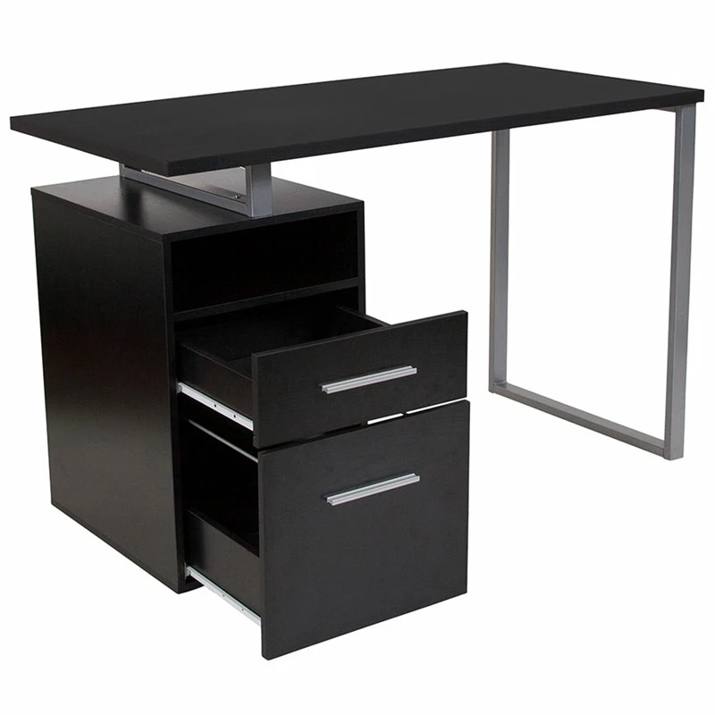 Flash Furniture Harwood Wooden Writing Desk In Light Ash 11 Flash Furniture Harwood Wooden Writing Desk In Light Ash - Image 9