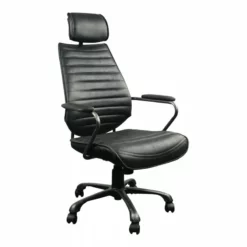 Executive Swivel Office Chair Cigare Tan Leather 21 Executive Swivel Office Chair Cigare Tan Leather -CYMAX Sales 1745617 1 L