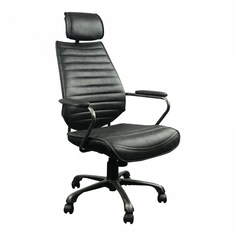 Executive Swivel Office Chair Cigare Tan Leather 10 Executive Swivel Office Chair Cigare Tan Leather - Image 8