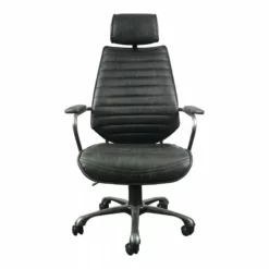 Executive Swivel Office Chair Cigare Tan Leather 24 Executive Swivel Office Chair Cigare Tan Leather -CYMAX Sales 1745617 L