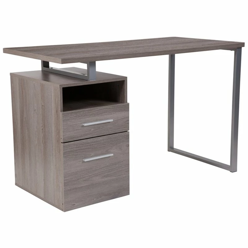 Flash Furniture Harwood Wooden Writing Desk In Light Ash 3 Flash Furniture Harwood Wooden Writing Desk In Light Ash