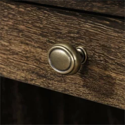 Sauder Barrister Lane Engineered Wood Executive Desk In Iron Oak -CYMAX Sales 1767015 8 L