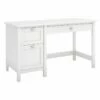 Bush Furniture Broadview Computer Desk With Drawers In Pure White -CYMAX Sales 1767269 L