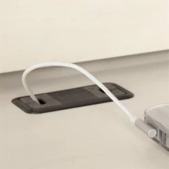 Salinas Small Computer Desk With Hutch In Cape Cod Gray - Engineered Wood -CYMAX Sales 1767280 2 L