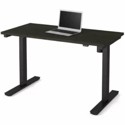Bestar Electric Adjustable Height Standing Desk In Deep Gray 8 Bestar Electric Adjustable Height Standing Desk In Deep Gray -CYMAX Sales 1768021 L