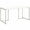 Bush Business Furniture Method By Kathy Ireland 60" Table Desk In White -CYMAX Sales 1768121 L