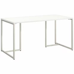 Bush Business Furniture Method By Kathy Ireland 60" Table Desk In White