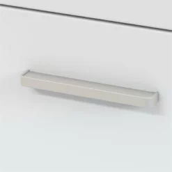 Bush Business Furniture Method By Kathy Ireland 60" Table Desk With File Cabinet In White 12 Bush Business Furniture Method By Kathy Ireland 60" Table Desk With File Cabinet In White -CYMAX Sales 1768123 3 L