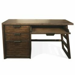 Riverside Furniture Perspectives 56" Wood Computer Desk In Ebonized Acacia Black 36 Riverside Furniture Perspectives 56" Wood Computer Desk In Ebonized Acacia Black -CYMAX Sales 1786396 4 L