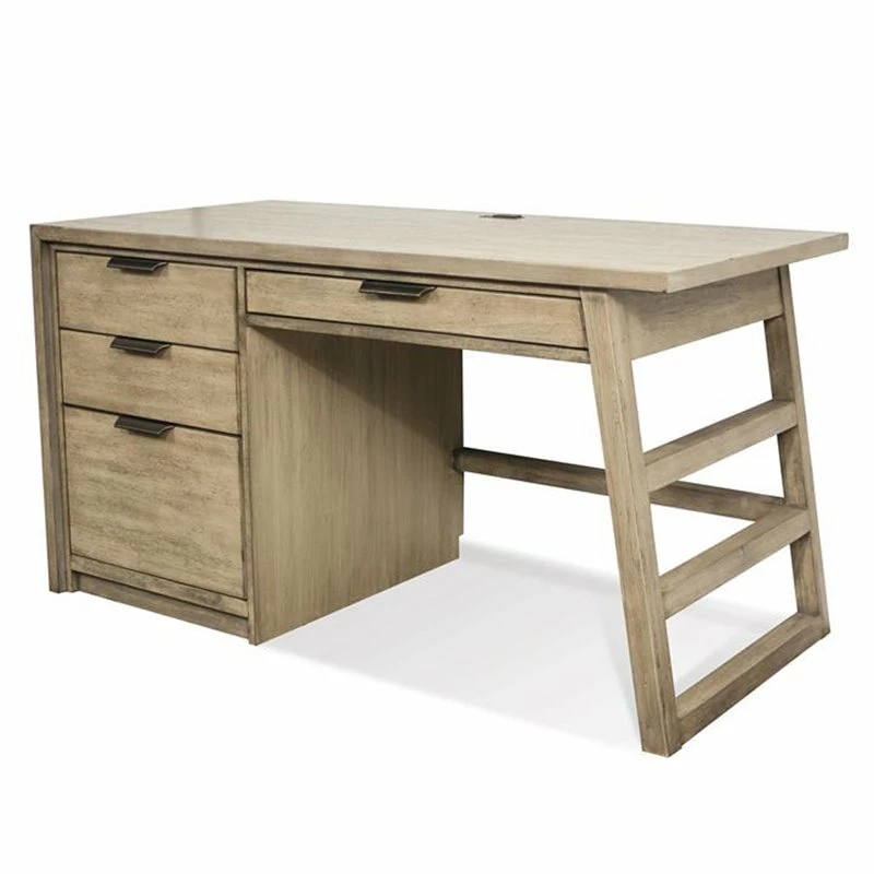 Riverside Furniture Perspectives 56" Wood Computer Desk In Ebonized Acacia Black 3 Riverside Furniture Perspectives 56" Wood Computer Desk In Ebonized Acacia Black