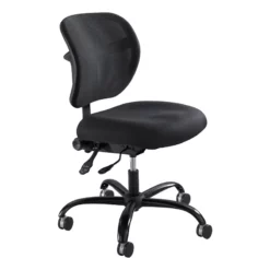 Scranton & Co Mesh Fabric Big And Tall Office Chair In Black