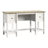 Scranton & Co Contemporary Wood Computer Desk In Soft White/Oak -CYMAX Sales 1786737 10 L