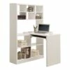 Scranton & Co Modern Wood Left And Right Facing Corner Desk In White 2 Scranton & Co Modern Wood Left And Right Facing Corner Desk In White -CYMAX Sales 1786863 1 L