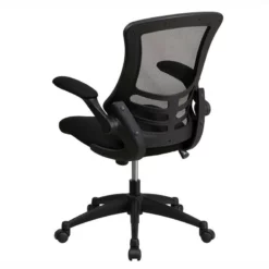 Scranton & Co Mid-Back Mesh Office Chair In Black Fabric 8 Scranton & Co Mid-Back Mesh Office Chair In Black Fabric -CYMAX Sales 1787047 2 L
