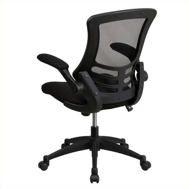 Scranton & Co Mid-Back Mesh Office Chair In Black Fabric 5 Scranton & Co Mid-Back Mesh Office Chair In Black Fabric - Image 3