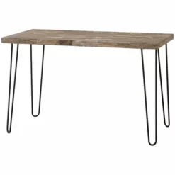 Bowery Hill Writing Desk In Salvaged Cabin And Black