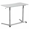 Scranton & Co Adjustable Computer Desk With Casters In Gray -CYMAX Sales 1805198 L