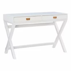 Linon Peggy Wood Two Drawer Writing Desk In Black 41 Linon Peggy Wood Two Drawer Writing Desk In Black -CYMAX Sales 1814210 14 L 1