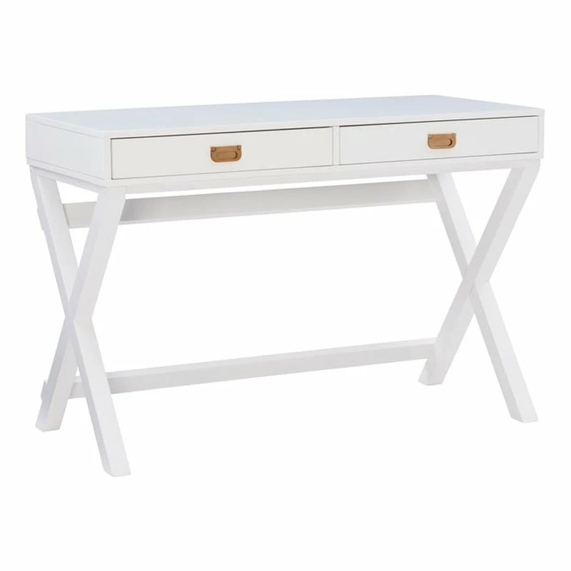 Linon Peggy Wood Two Drawer Writing Desk In Black 22 Linon Peggy Wood Two Drawer Writing Desk In Black - Image 20